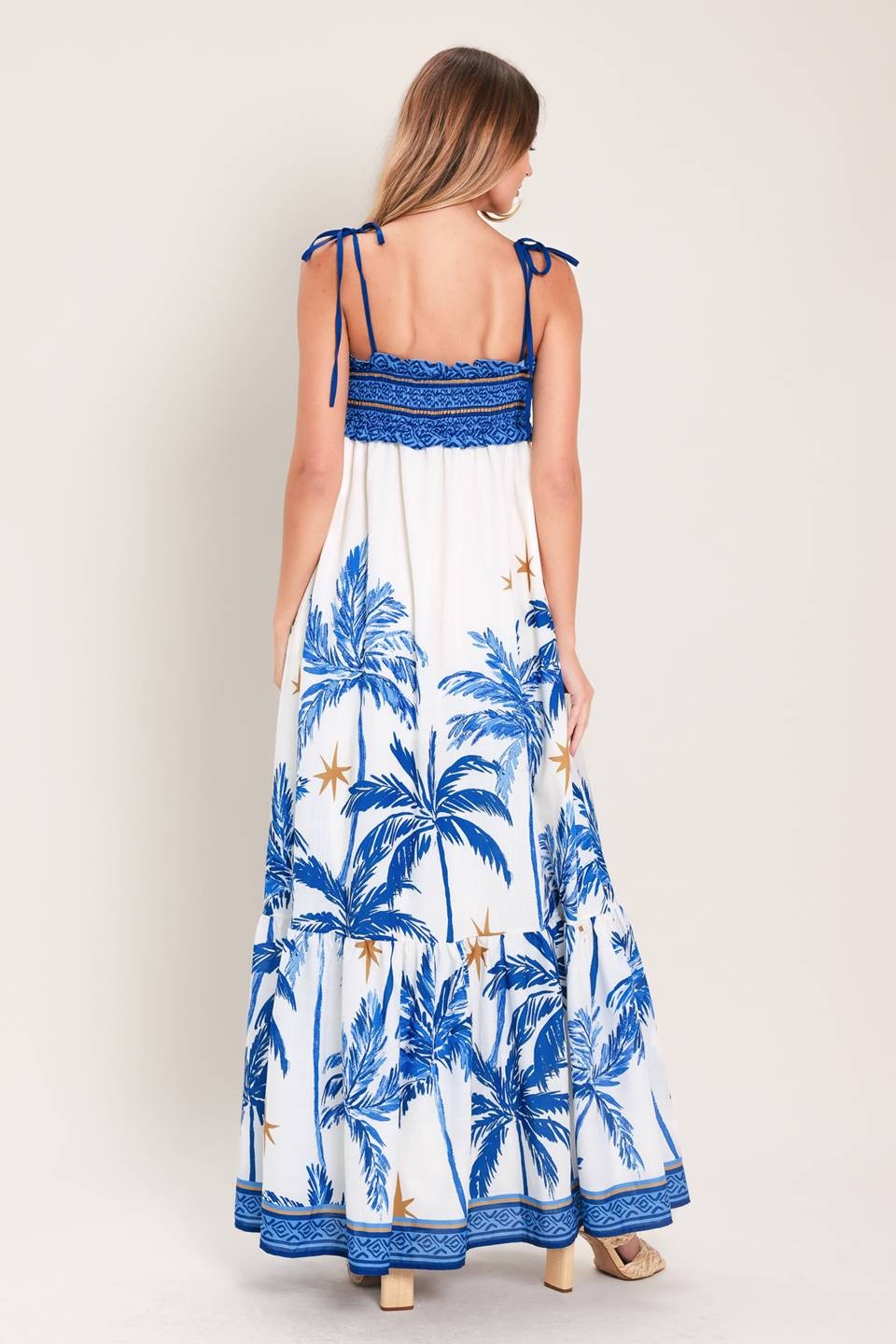 palm tree emily maxi dress - Image 2